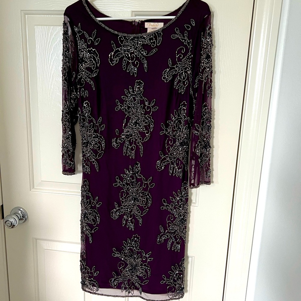 Beautiful Plum Colored Evening Dress Size 8